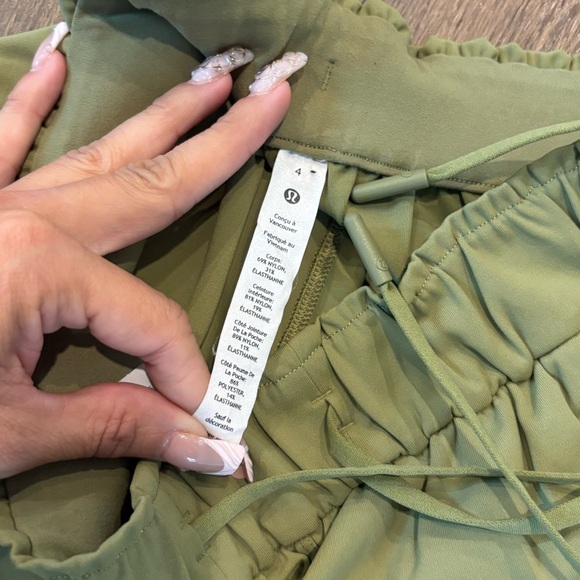 Lululemon Keep Moving High Rise Full Length Pants in Rosemary Green Size 4 - Picture 4 of 7